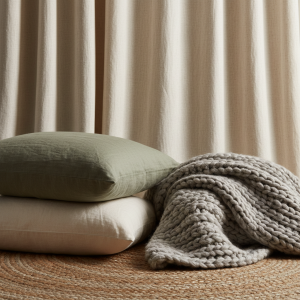 Kit Decoración Textil 'Hogar Acogedor'